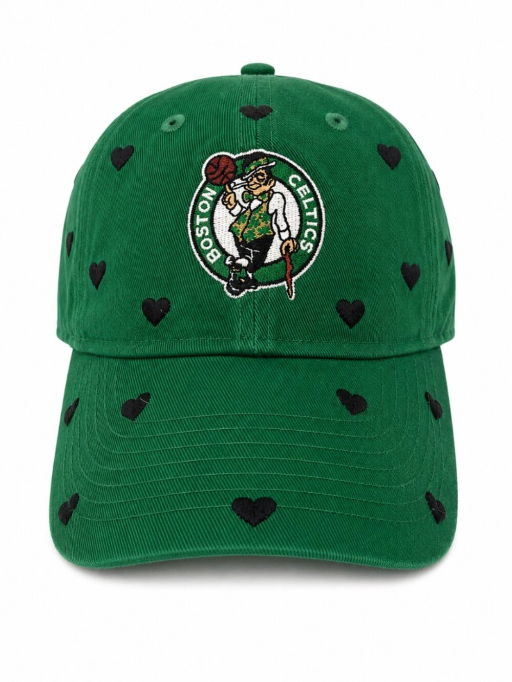 New Era Boston Celtics Youth Green Heart Embroidered 9TWENTY Hat